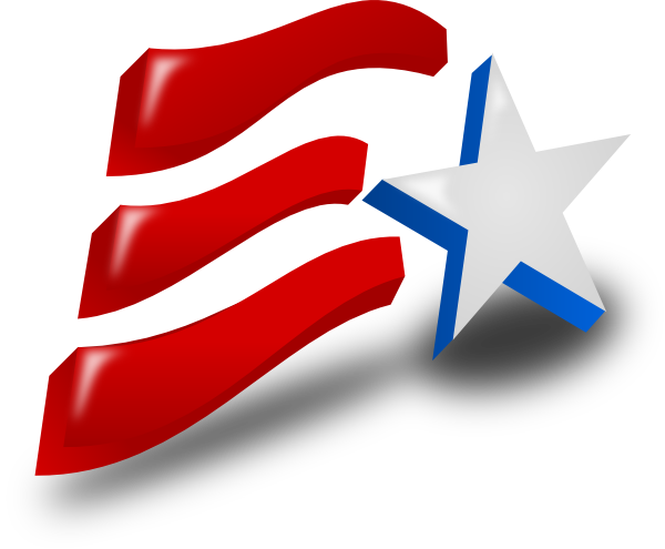 Independence Day Usa Icon Clipart - Free Clipart Of Labor Day (600x495)