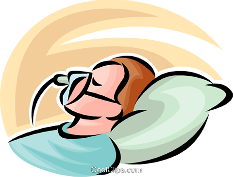 Hospital Clipart Hospital Patient - Patient With Oxygen Mask Clipart (480x366)