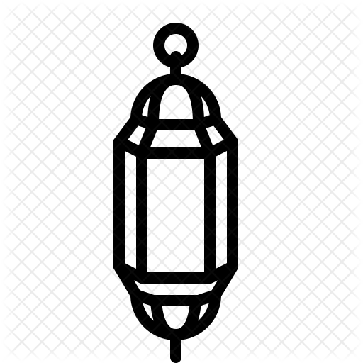 Lantern Icon - Ramadan Black Lantern Png (512x512)