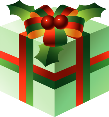 Purple Gift Box Clip Art For Kids - Gift (372x400)