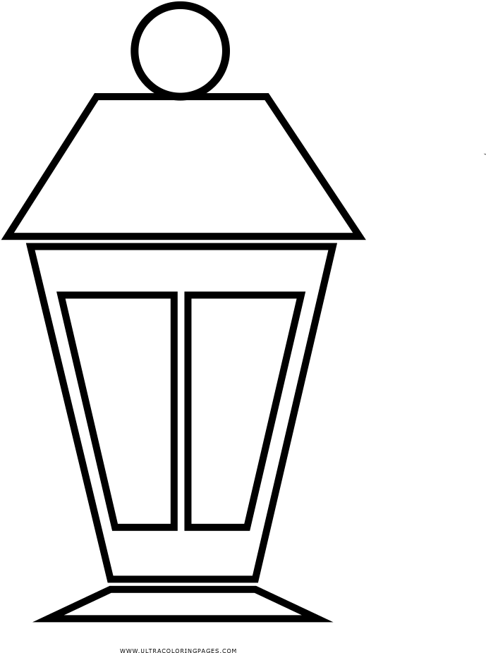 Ramadan Lantern Coloring Page - Ramadan Lantern Coloring Pages (1000x1000)
