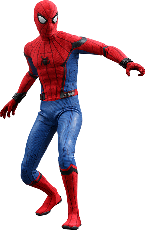 The Spider Man Stark Suit Has Meticulous Tailoring, - Spiderman Action Figure (480x762)