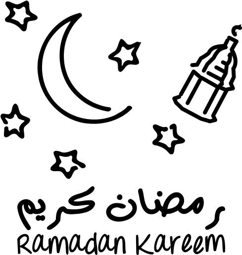 This Image Rendered As Png In Other Widths - Ramadan Kareem Coloring Pages (500x525)