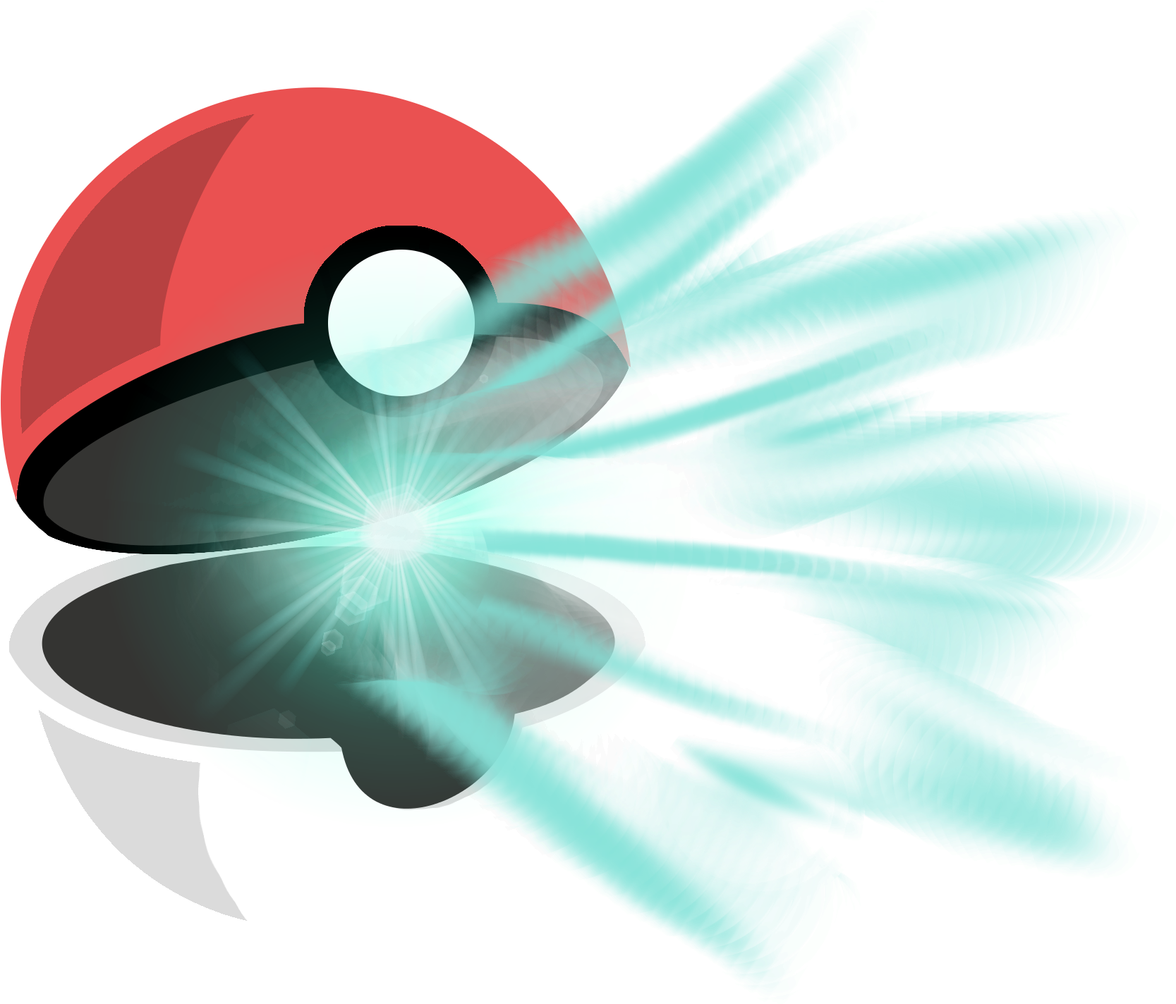 Open Pokeball Clip Art - Pokeball Hd Png (2109x1482)