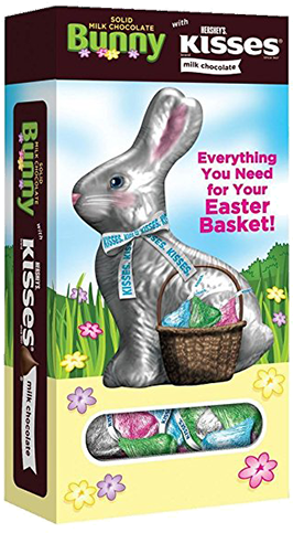 Hershey's Kisses Solid Milk Chocolate Bunny 6 Oz - Hershey's Solid Milk Chocolate Bunny (500x500)