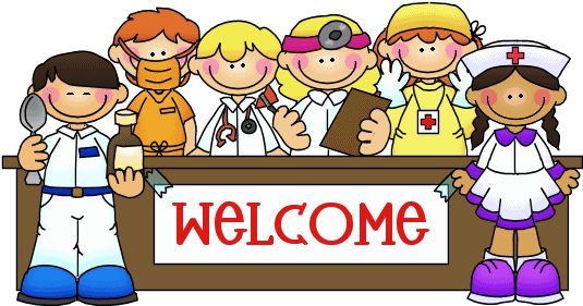 School Workers Cliparts - Welcome To School Clinic (546x291)