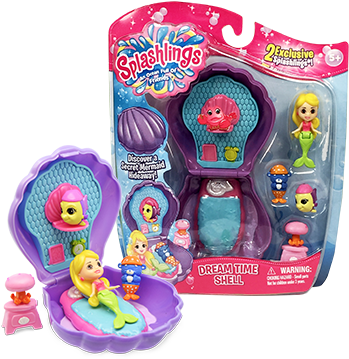 The Adorable Little Splashlings Realms Collector's - Splashlings Dream Time Shell (443x392)