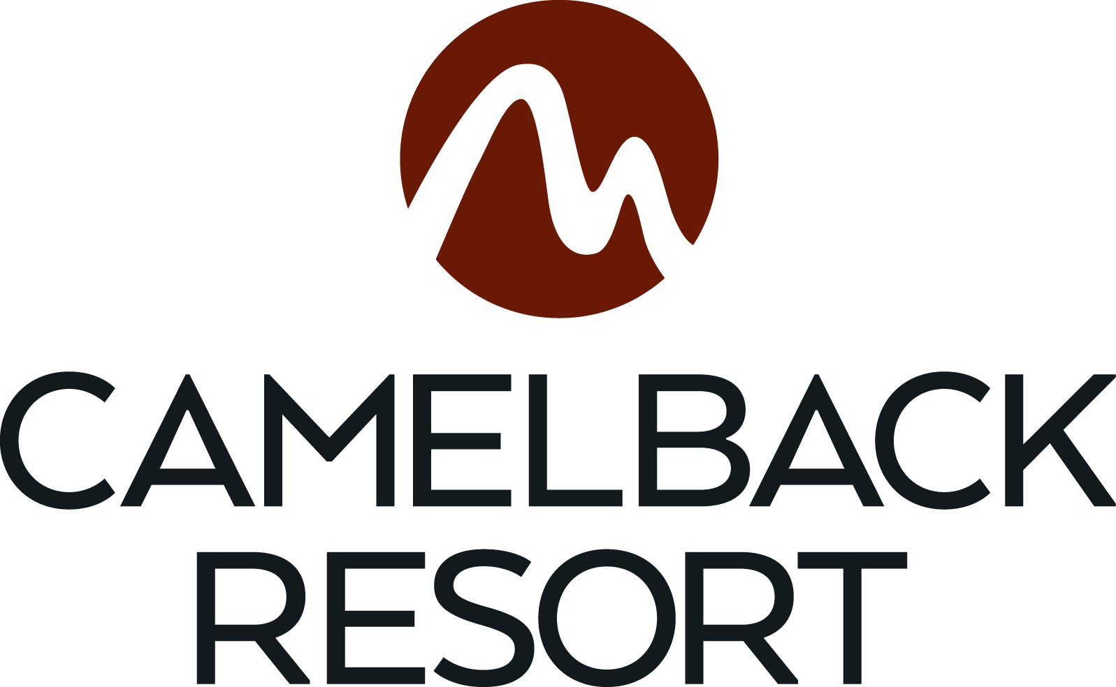 Stream Clipart Water Logo - Camelback Resort Logo (1597x984)