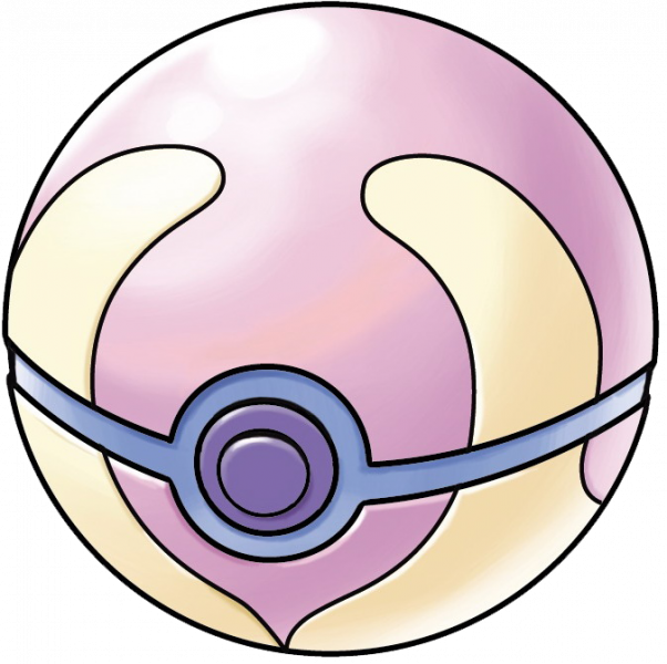 Pokemon Heal Ball Png (602x600)