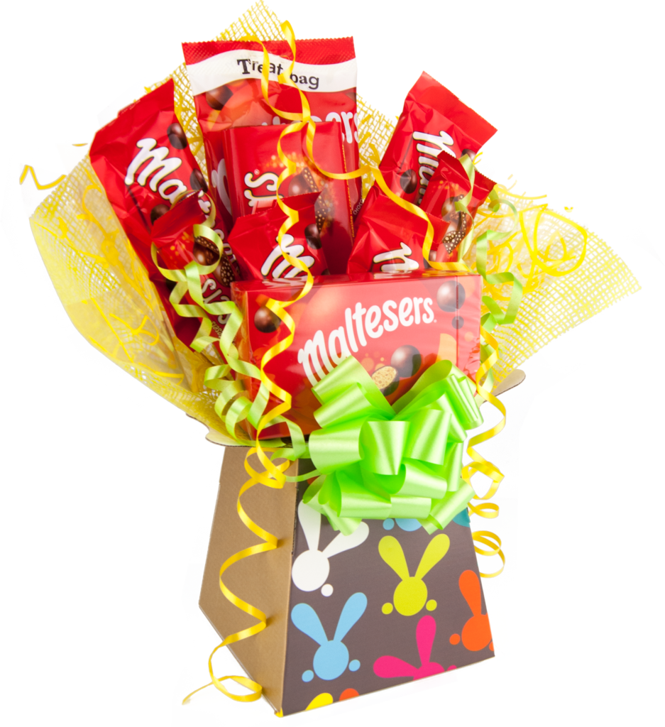 Maltesers Easter Edition Chocolate Bouquet Tree Explosion - Mishloach Manot (937x1024)
