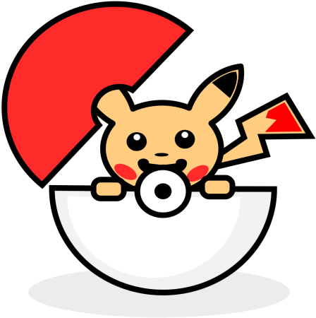 Pikachu Clipart Pokeball - Pokeball Icons (512x512)