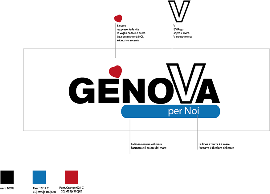 Concorso Per Il Brand Genova Progetto Mai Consegnato - Graphic Design (1200x854)