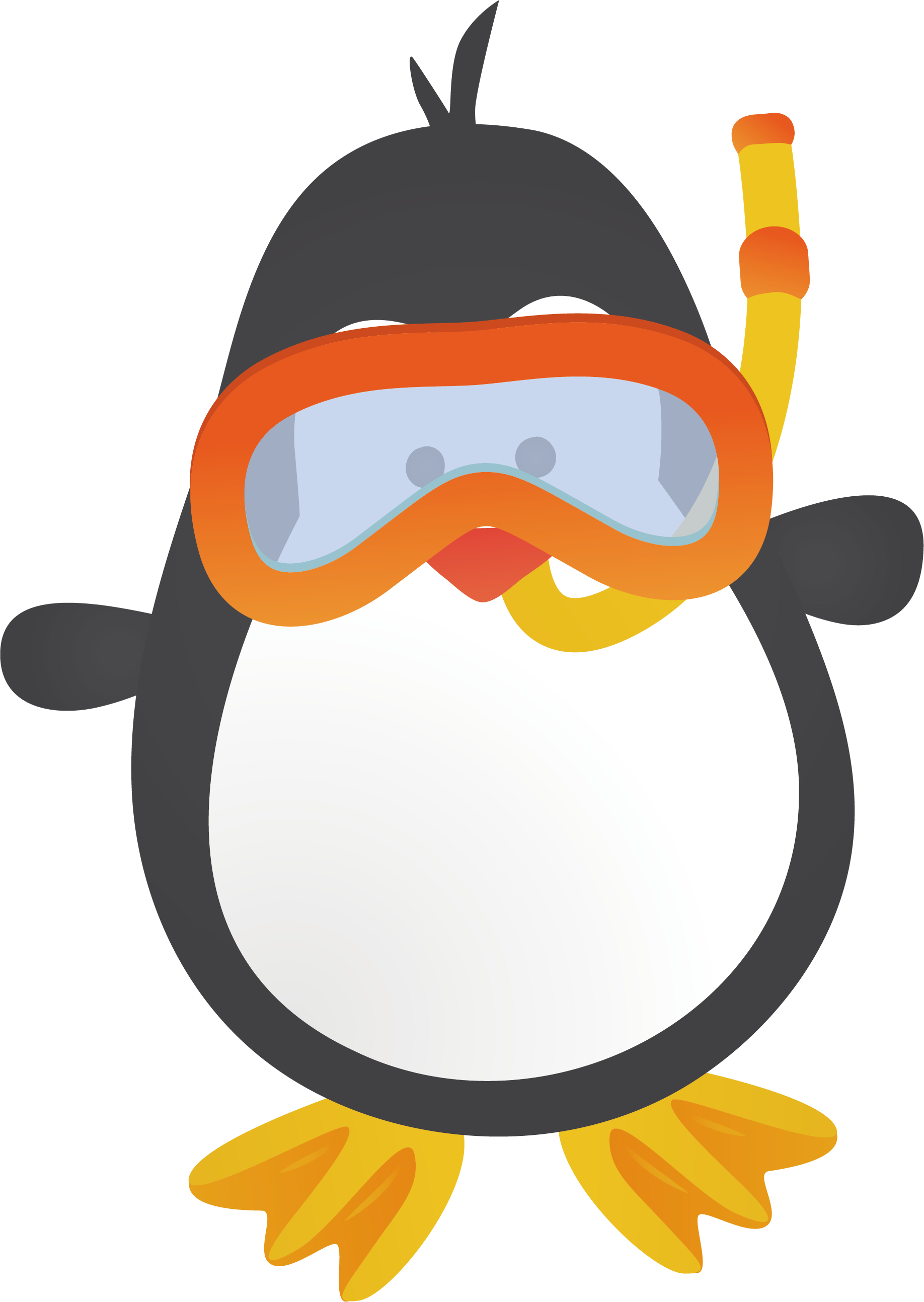Penguin Cartoon Animation Clip Art - Penguins Cartoon Png (1836x2587)