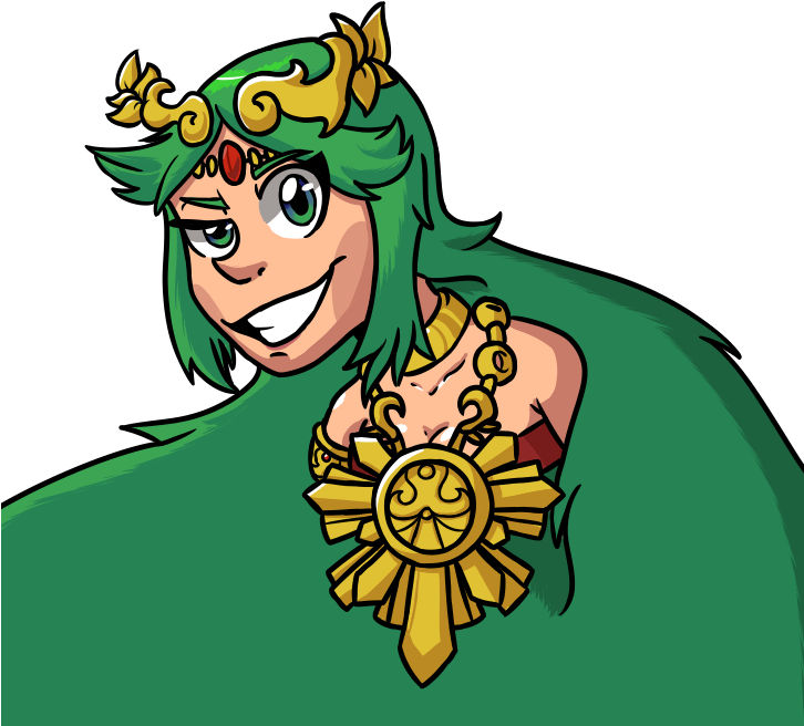 3-hour Palutena From Stream - Kid Icarus (725x675)