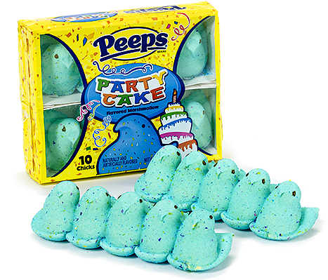 Cake - Marshmallow Peeps Party Cake Chicks 10ct (500x500)