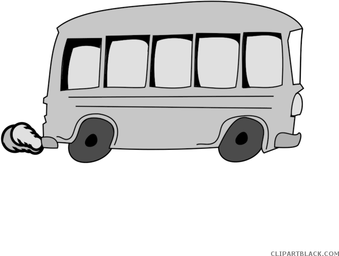 Charter Bus Transportation Free Black White Clipart - Bus Clip Art (700x525)