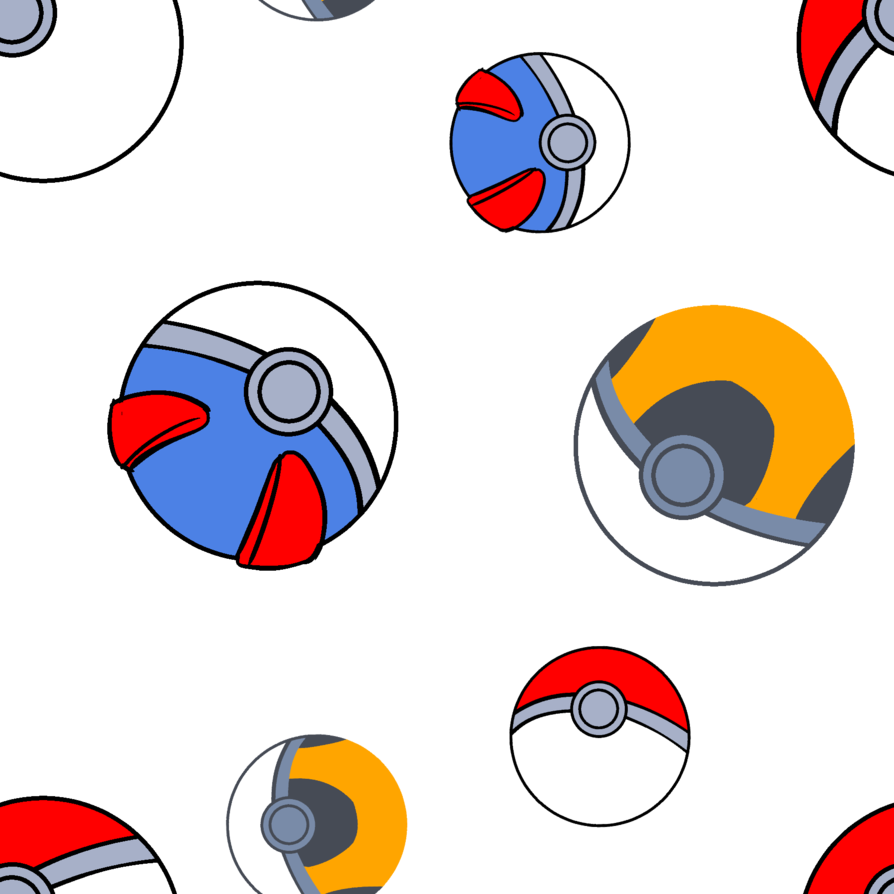 Another Pokeball Pattern By Avionscreator - Circle (894x894)