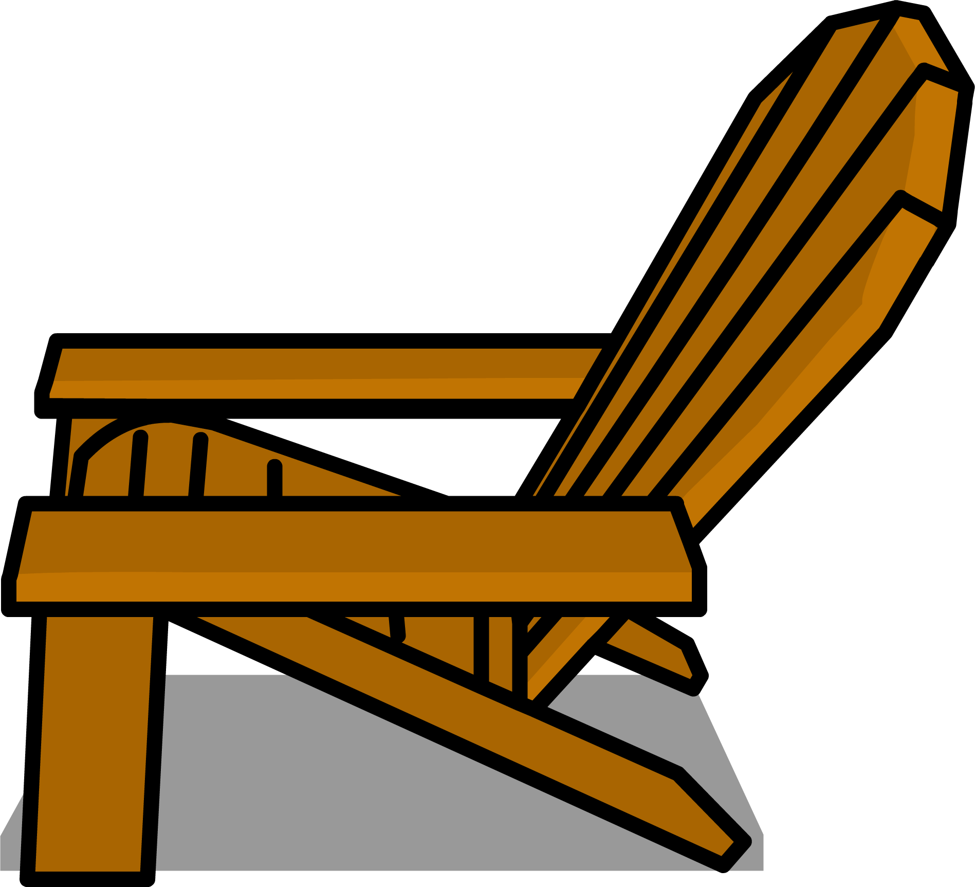 Image Lounging Deck Chair Sprite 003 Png Club Penguin - Image Lounging Deck Chair Sprite 003 Png Club Penguin (1897x1725)