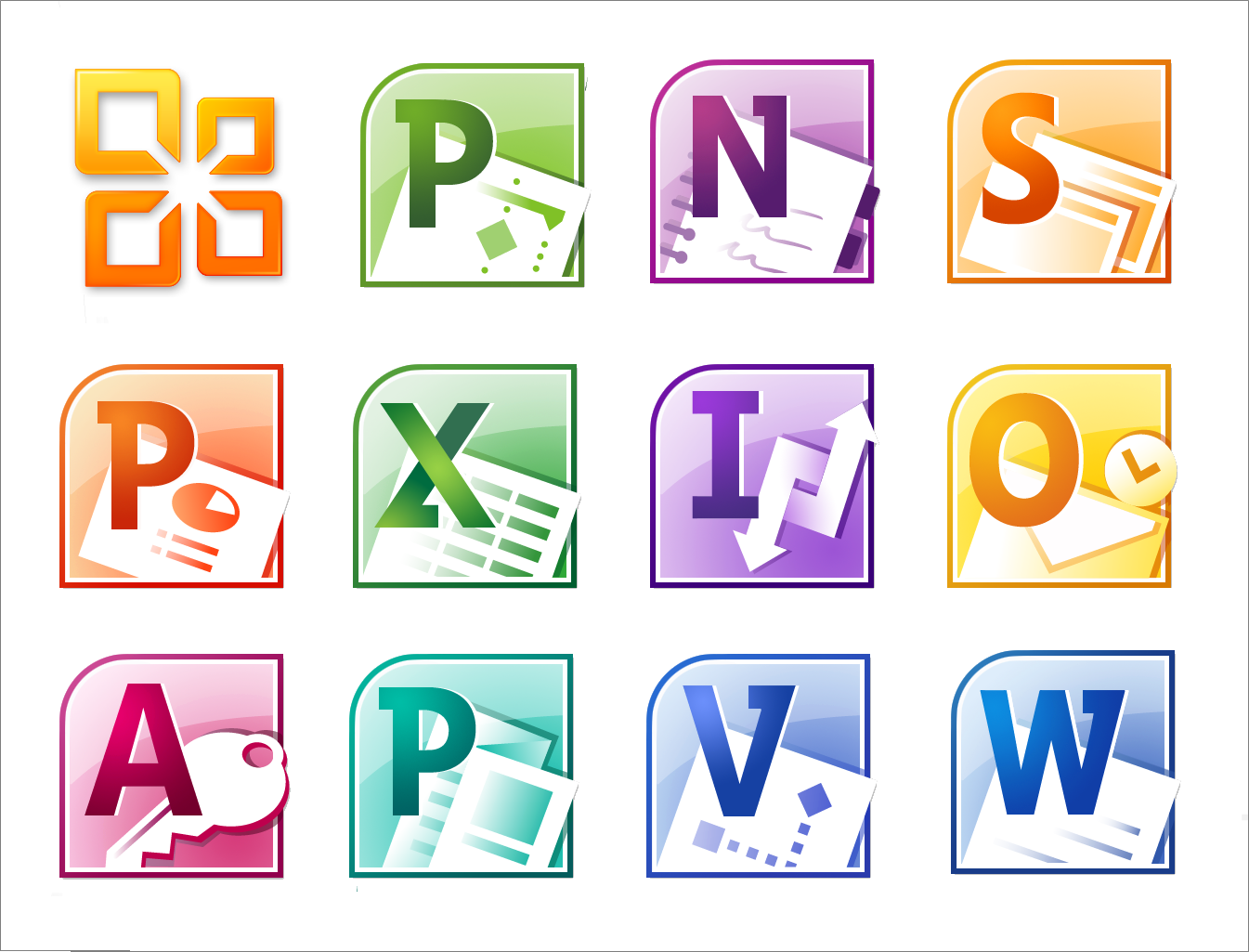 Download Free Clipart Images From Microsoft Office - Microsoft Office 2010 Professional Plus 32/64bit Product (1345x1025)