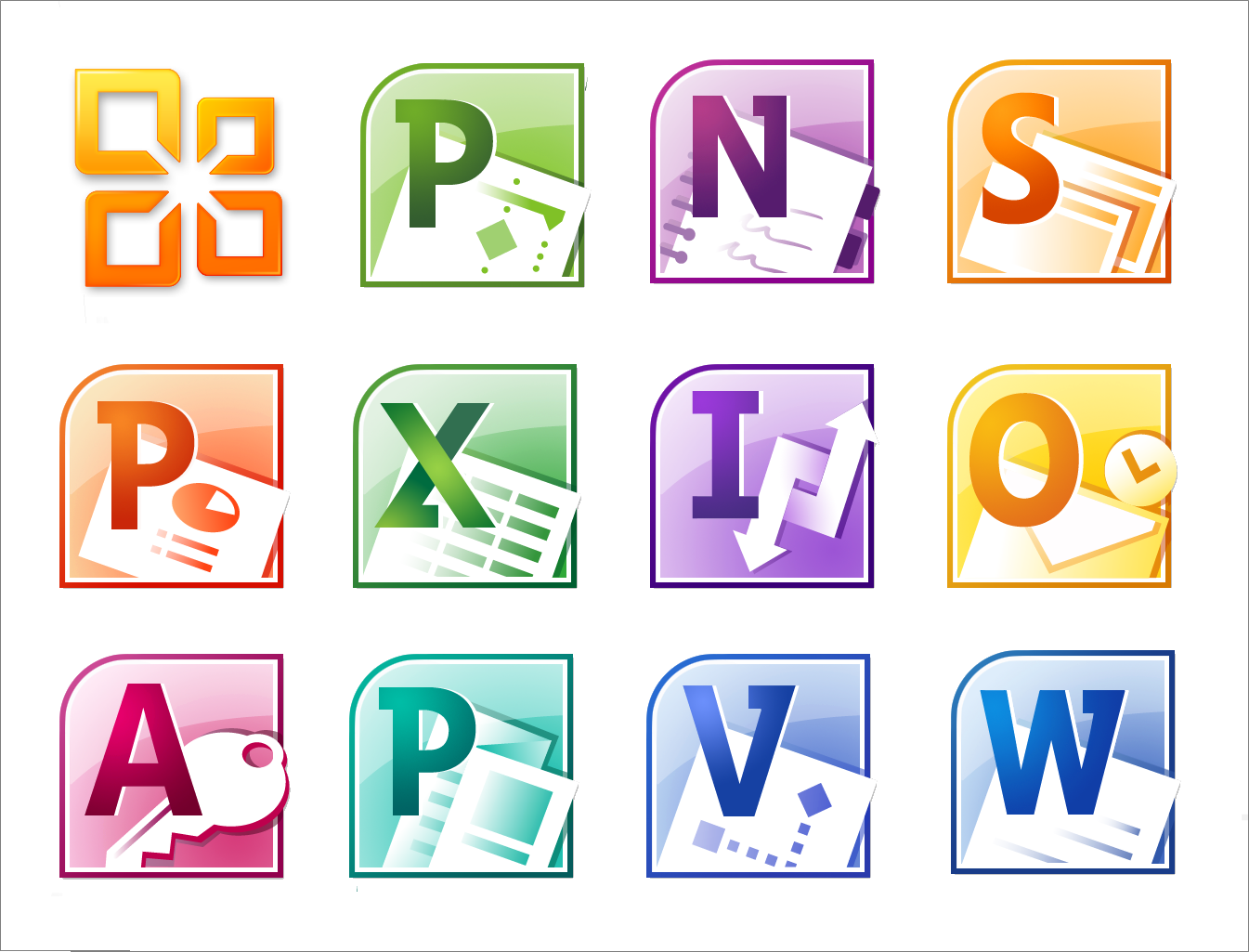 Иконки программ. Значок MS Office. Значки офисных программ. Иконки Microsoft Office. Ярлыки офисных программ.