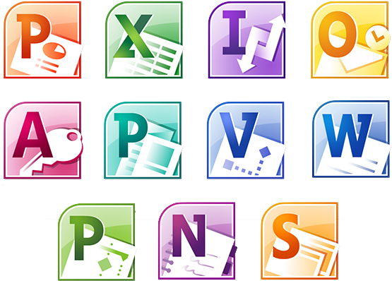 Microsoft Word < > Microsoft Excel < > Microsoft Powerpoint - Microsoft Office Suite 2010 (562x435)