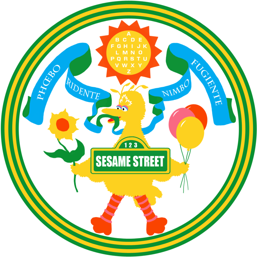 Great Seal Of Sesame Street By Ritabuuk - Great Seal Of Sesame Street By Ritabuuk (894x894)