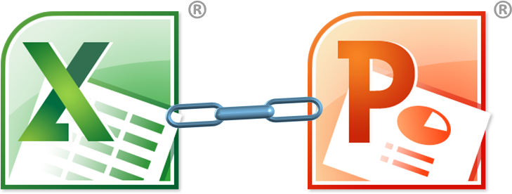 Excel And Powerpoint Der Fastchange Data Link Ist Eine - Logo Word Excel Powerpoint (773x321)