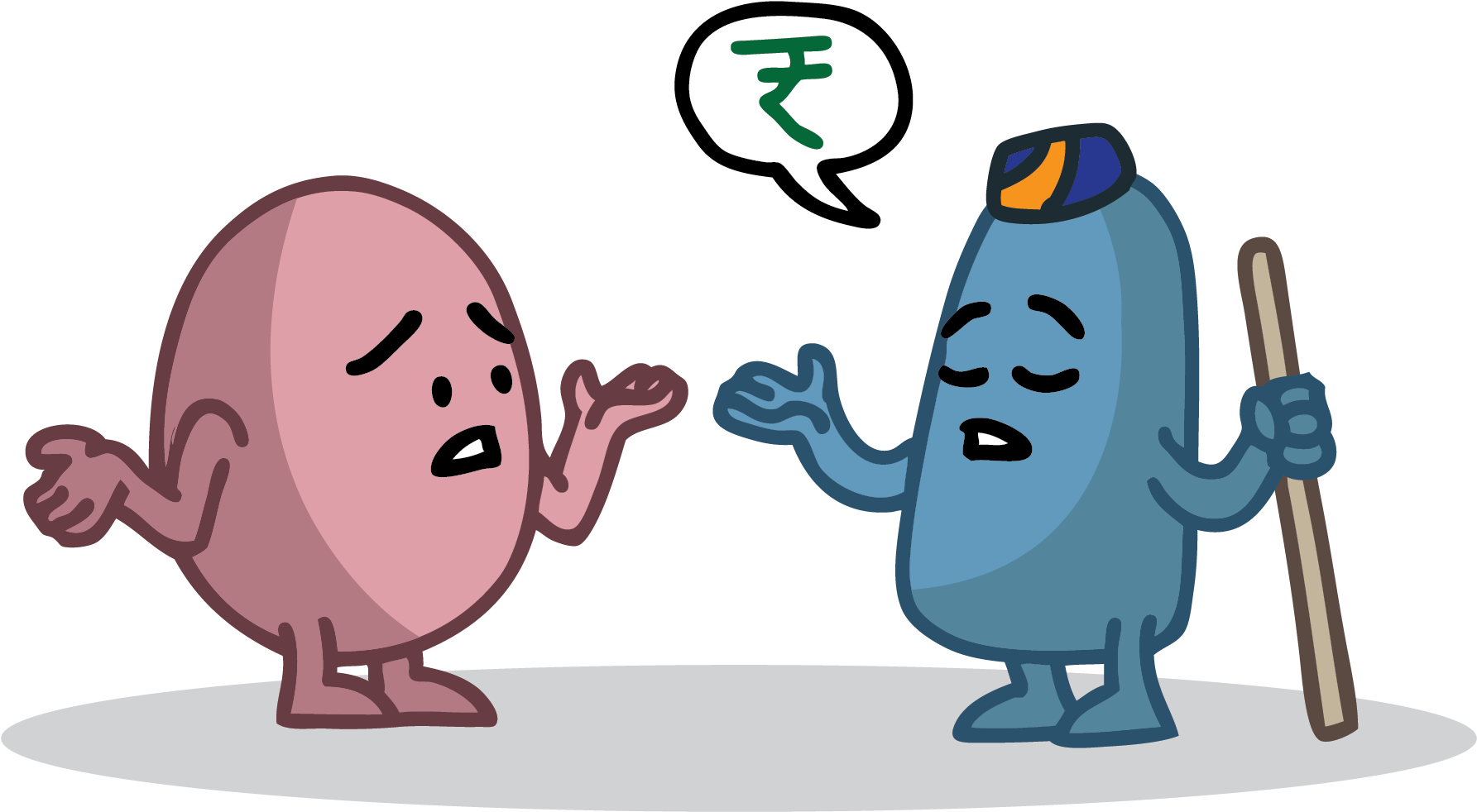 The Policeman Asks For The Cars Insurance Papers - Cartoon (1989x1264)