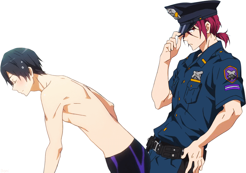 Entire Police Department To Get Special Training After - Rin Matsuoka Police Gif (1020x720)