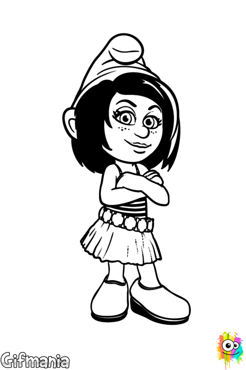 Dale Color A Vexy, De Los Malotes De Los Pitufos 2 - The Smurfs 2 (480x720)