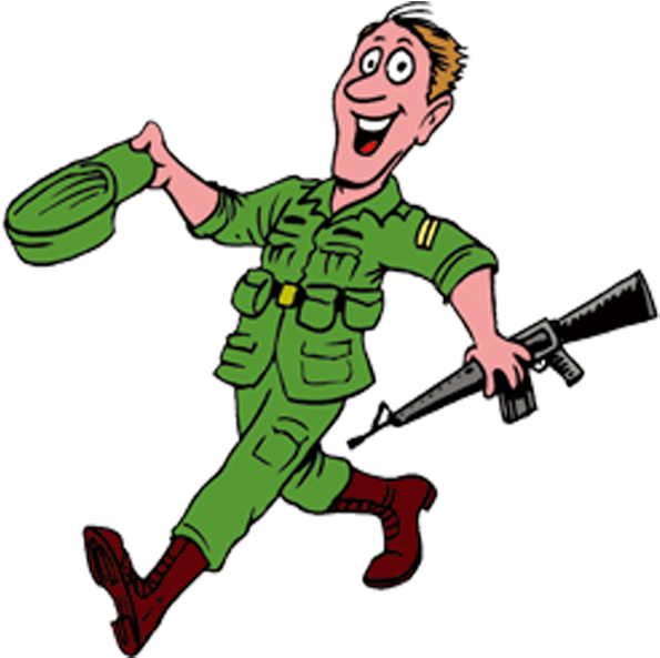 Soldier Cartoon Military Clip Art - Stratiotis (851x837)