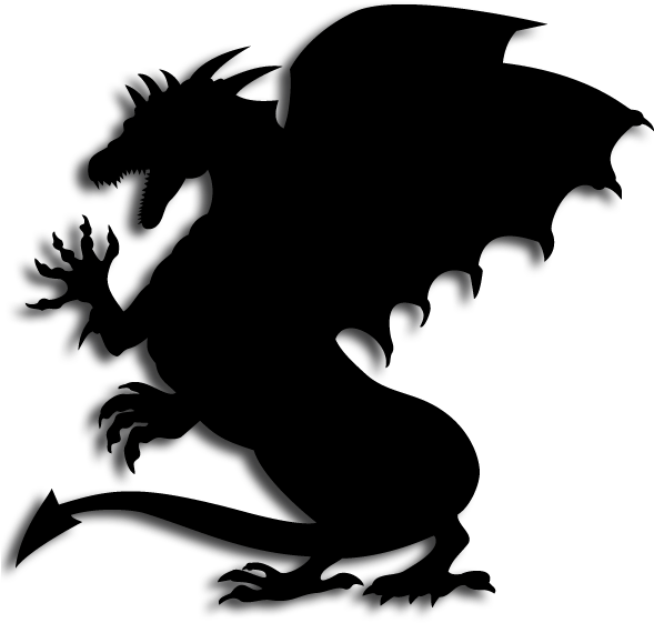 Beta Theta Pi Symbol Dragon - Harry Potter Silhouette (1024x576)