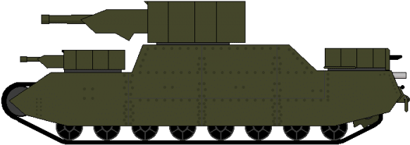 Military Tank Clipart One - Oi Tank (640x283)