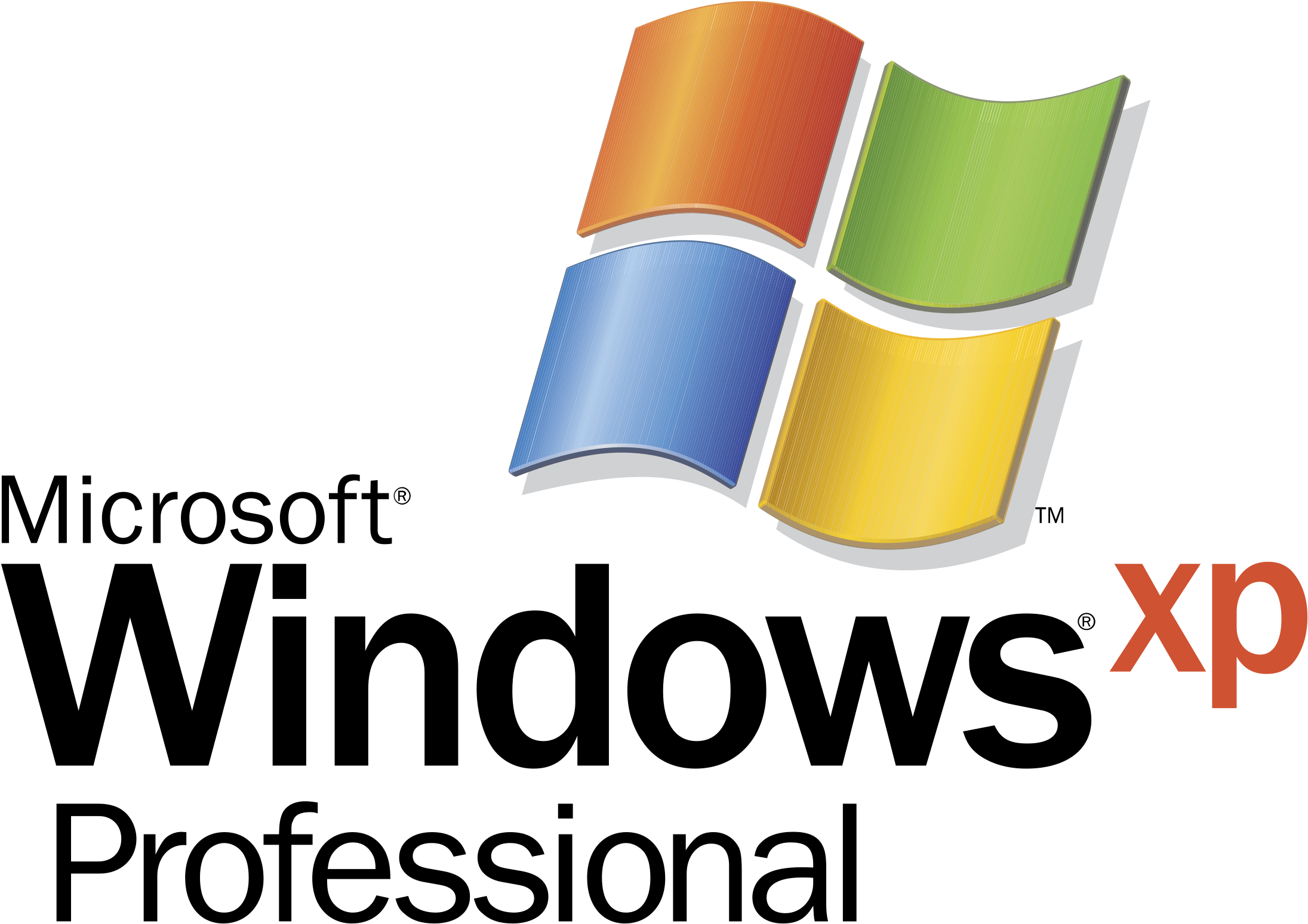 Microsoft Windows Xp Professional Logo Png Transparent - Microsoft Windows 10 Pro, Spanish | Usb Flash Drive (2400x2400)