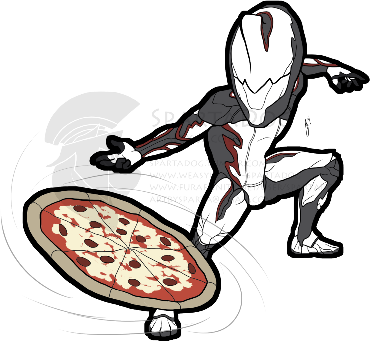 Pizza Ninja Icon Commission For Grabes Over On Fa For - Warframe (1280x1280)