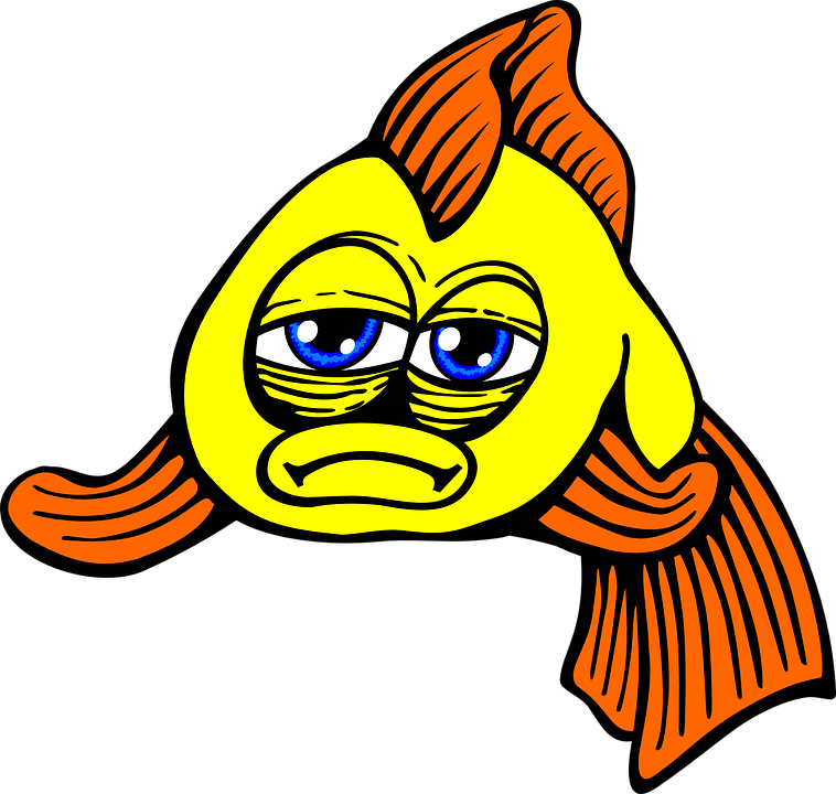 Goldfish Cliparts Girl 23, Buy Clip Art - Comic Fish (758x720)