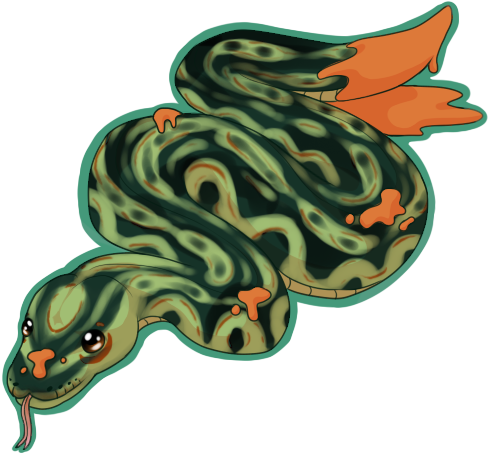 Ptp Tend To Be Slightly Smaller Than Their Close Cousins, - Common Garter Snake (500x460)