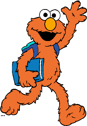 Goldfish Cliparts - Sesame Street Cartoon Character (352x504)