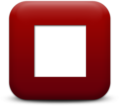 Red Magnifying Glass Icon Clipart - Stop Button Icon Png (512x512)