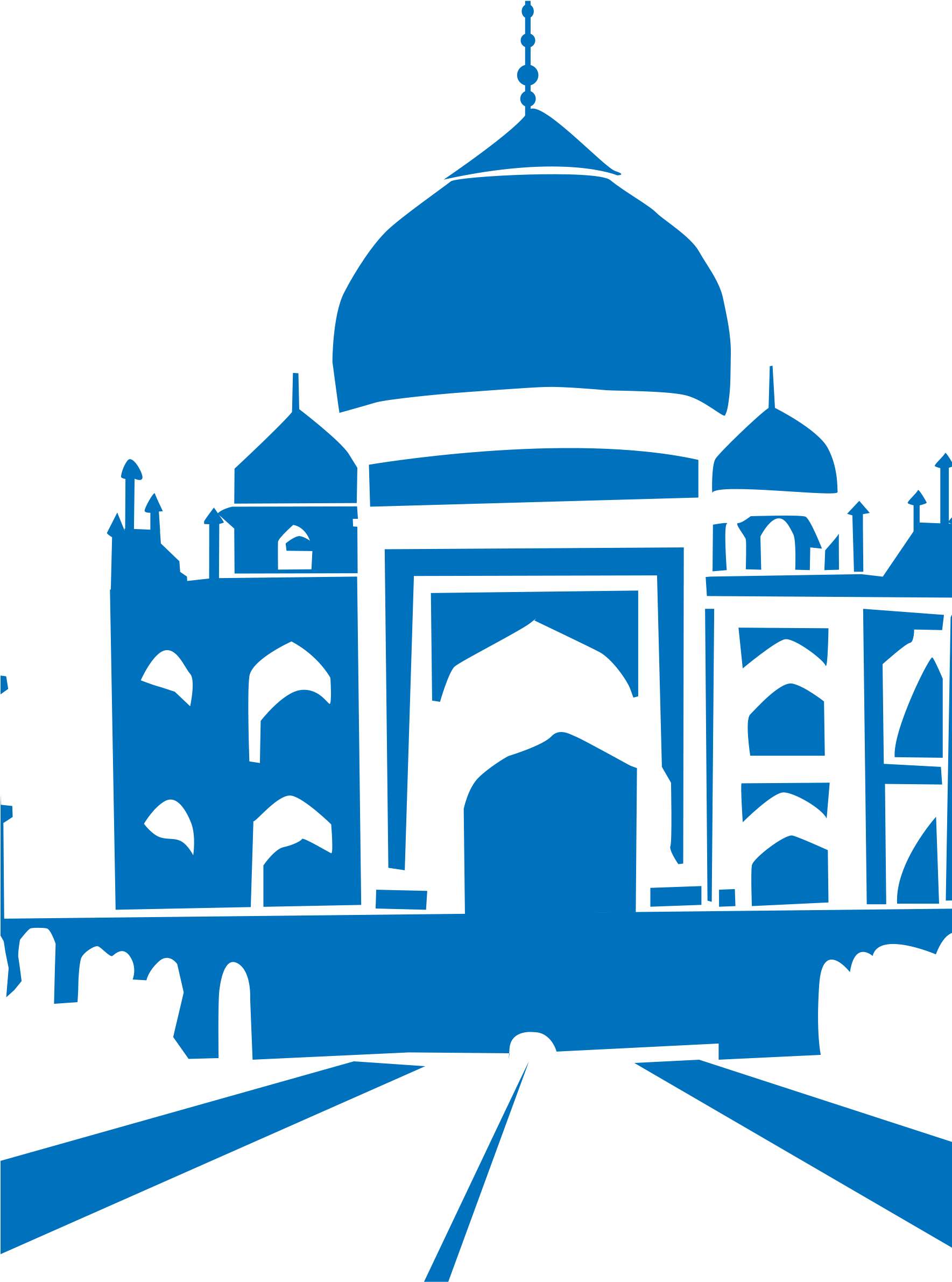 Taj Mahal Clipart - Taj Mahal Clip Art Png (1768x2400)