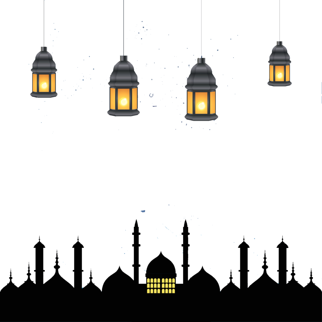 Ramadan Kareem Lamps Png Image - Ramadan Png (1667x1667)