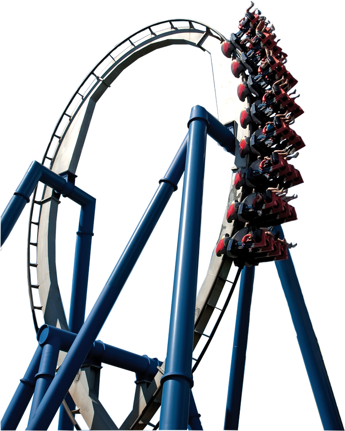 Roller Coaster Png Pic - Amusement Park Ride Png (777x1000)