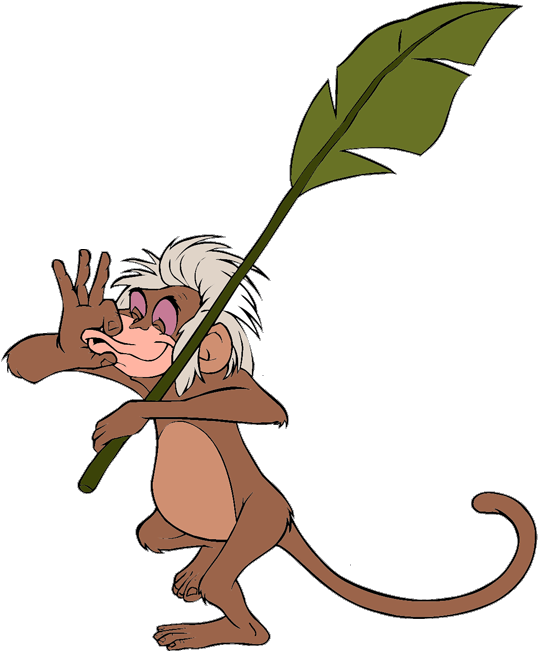 Monkey Jungle Book Clipart - Monkey From Jungle Book (550x663)
