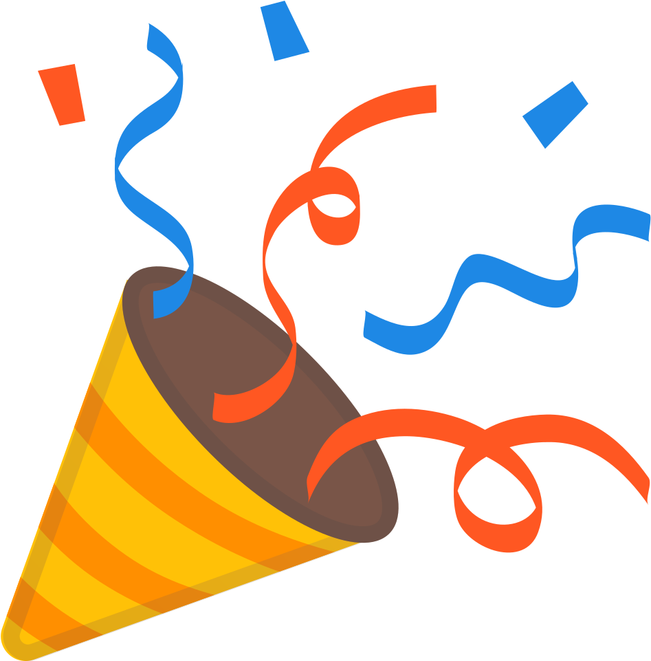 Party Popper Icon - Party Popper Png (1024x1024)