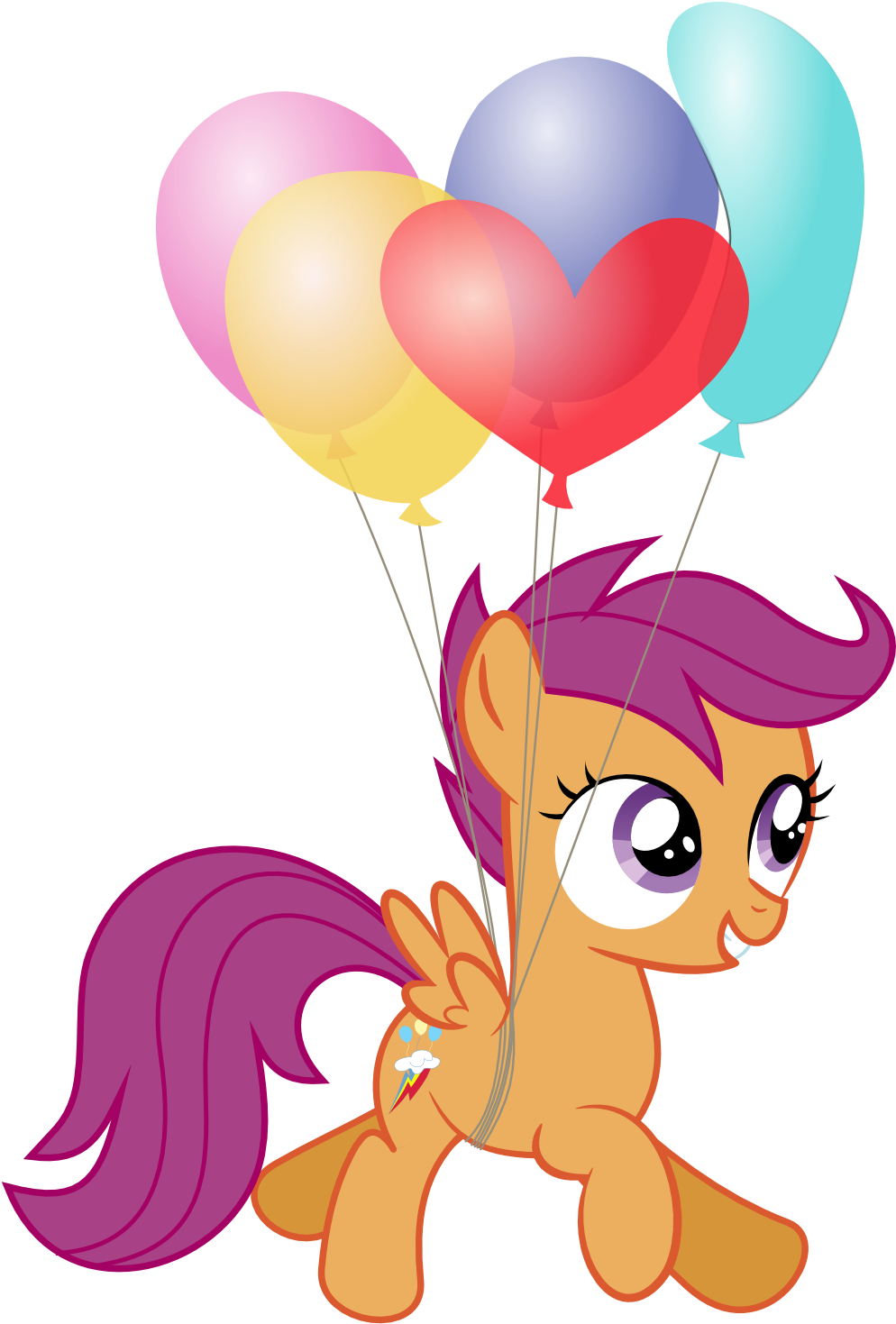 My Little Pony Friendship Is Magic Scootaloo Cutie - Cartoon (1050x1545)