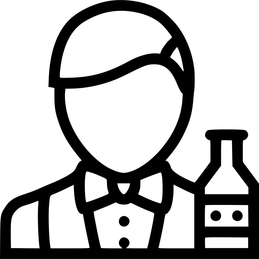 Png File - Bartender Icon (980x980)