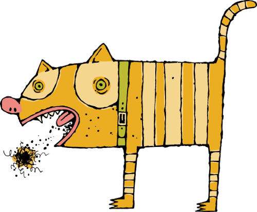 Cat Yack - Cat (500x414)