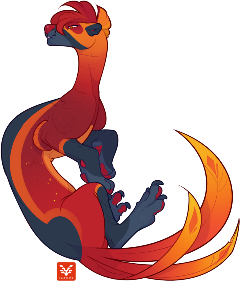 008 Yin Red Fire Rooster Auction Closed By Sindonic - Cartoon (827x967)
