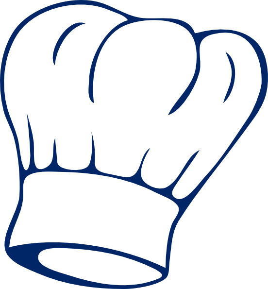Chef Hat Clipart Black And White (552x595)