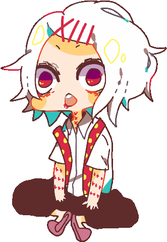 Blinky Juuzou I Made For My Side Image On My Blog Because - Tokyo Ghoul Cute Gifs (500x500)